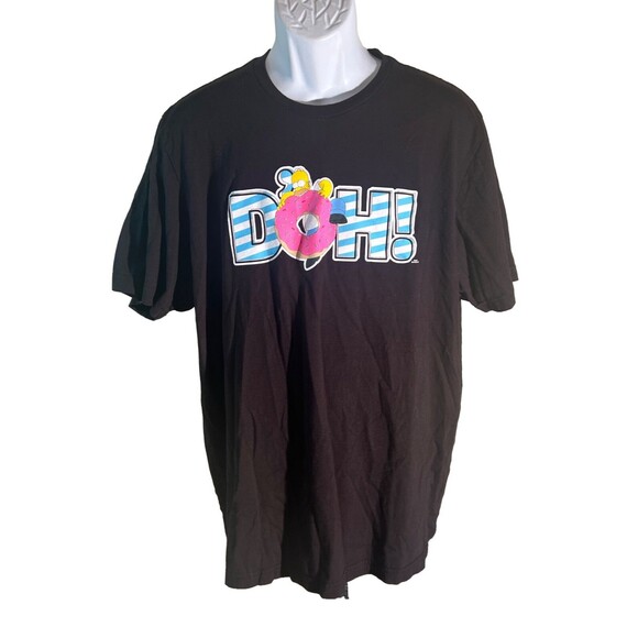THE SIMPSONS DOH! UNIVERSAL STUDIOS SHIRT HOMER WITH DONUT - Picture 1 of 5